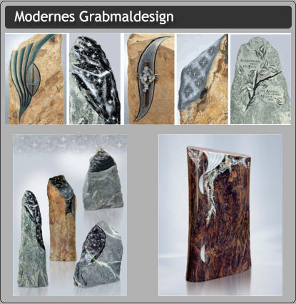 Modernes Grabmaldesign